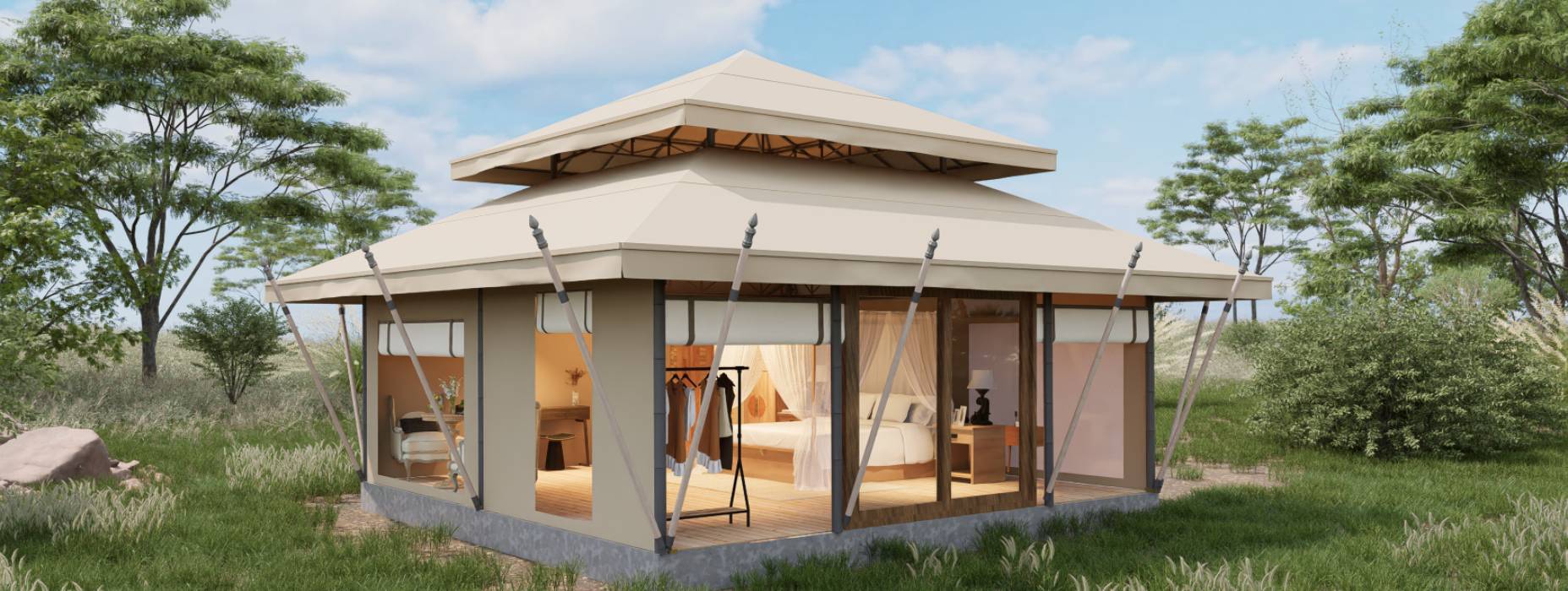 武侯区户外野奢帐篷